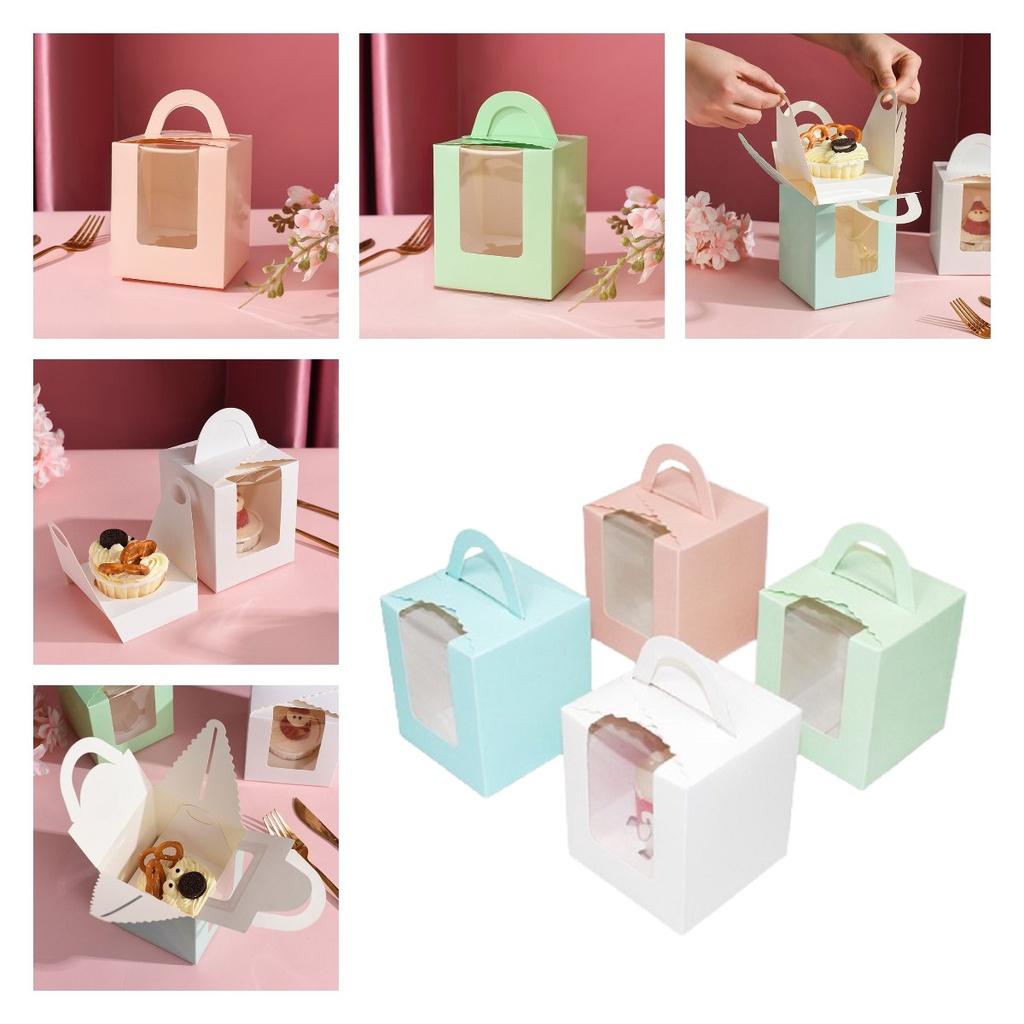 Thick Paper Cupcake Boxes For Individual Baked Goods Wholesale Manufacturer