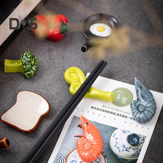 Portable Chopstick Holder Stable Durable Vegetable Shaped Chopsticks Stand