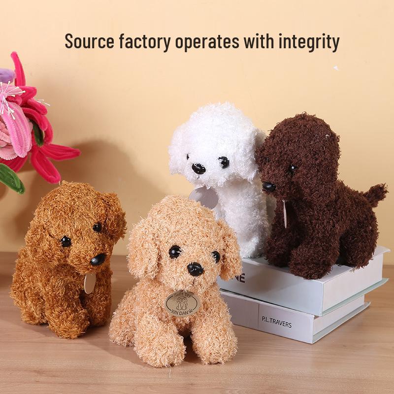 

Plush Toy Teddy Dog Pillow Doll for Kids 20 cm белый