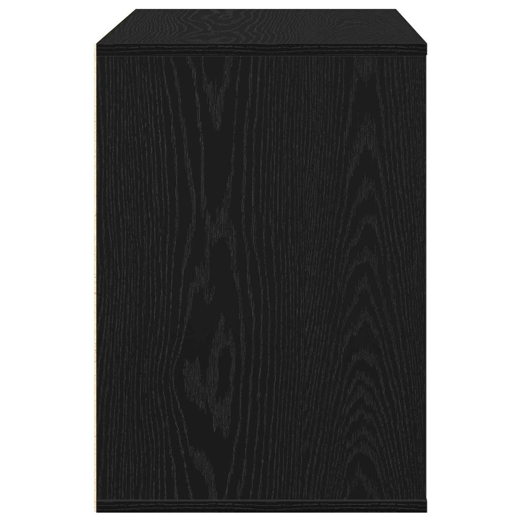 Drawer Cabinet Black 80 x 41 x 58 cm Engineered Wood