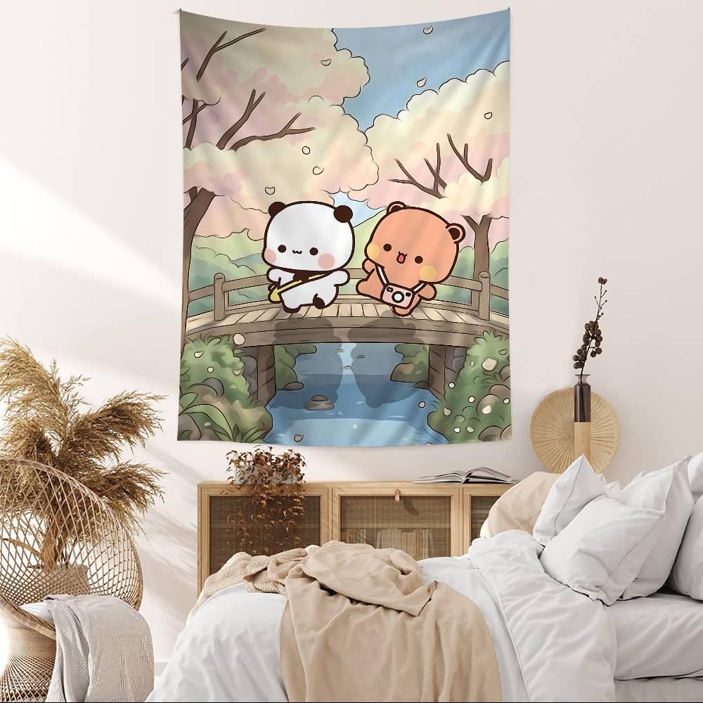Bubu Dudu Cartoon Cartoon Tapestry Wall Hanging Decoration Household Home Decor