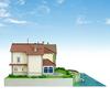 Sankei Miniature Art Kit Studio Ghibli Series When Marnie Was There Marsh House 1/220 Scale Papercraft MK07-24