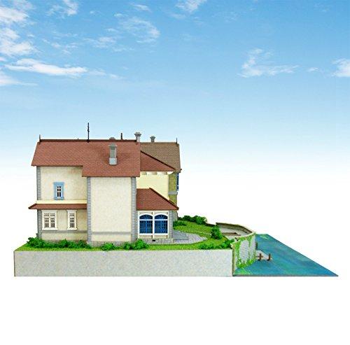 Sankei Miniature Art Kit Studio Ghibli Series When Marnie Was There Marsh House 1/220 Scale Papercraft MK07-24