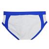 Heren Laag Uitgesneden Zwembroek Nylon Mesh Paneel Sneldrogend Elastische Contour Zakje Sexy Kleurblok Zwemkleding Voor Mannen