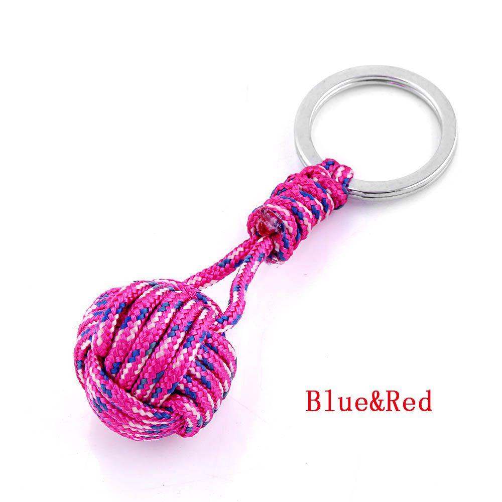 Parachute Rope Lanyard Outdoor Survival Jewelry Key Chain Key Ring Keyfob Fashion Accessories