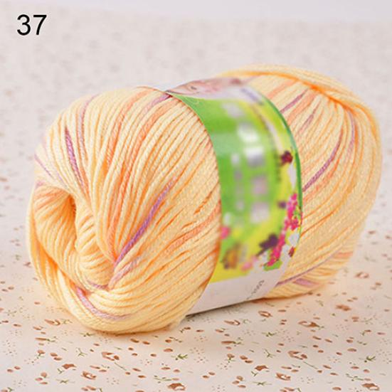 1 Strang 50 g Supermilchseidenfaser, weiches Strickgarn für Pullover, Schals, Strickwaren