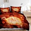 Save Lucifer Kampagne Bettwäsche Set Bettbezug Geschenk für Schlafzimmer, Enthält 1 Bezug und 2 Kissenbezüge, Ohne FüllungB498