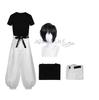 Anime Fushiguro Toji Cosplay Jujutsu Kaisen Costume Adult Unisex Short Sleeve Top Pants Suit Halloween Uniform Party