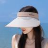 Polyester Sun Protection Hat With Large Brim For Summer Outdoor Activities