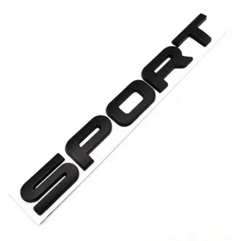 3D Metal Sport Car Rear Trunk Side Fender Emblem Badge Decals Sticker Styling Accessories