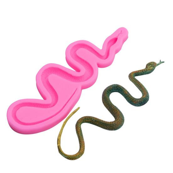 Snake Mold Flexible Silicone Halloween Design Fondant Mould