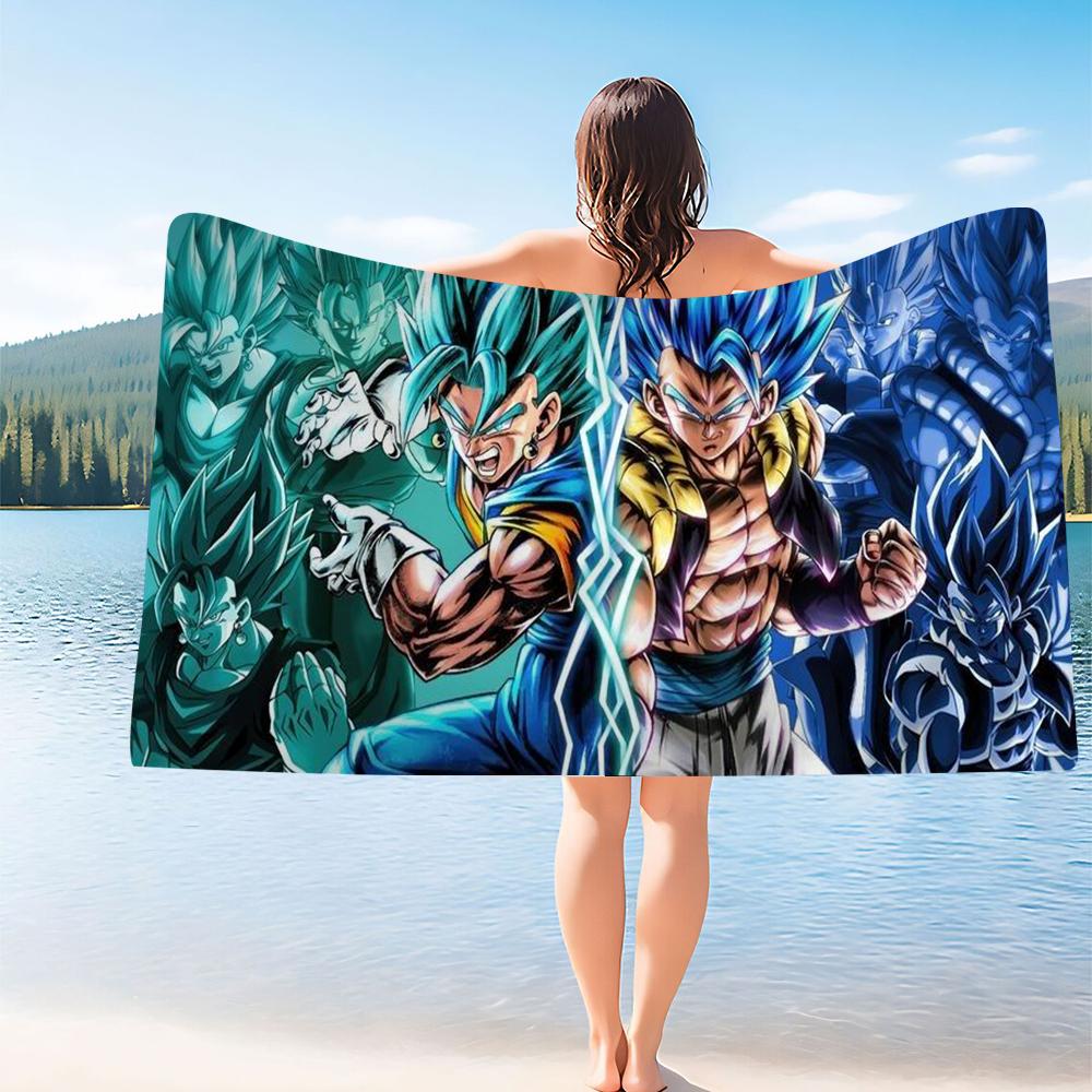 

Dragon Ball-G-GOKU Big Microfiber Beach Towels Quick Dry Towel Sand Beach Towels Pool Towel for Travel Swim Pool Yoga W40*H60(CM)