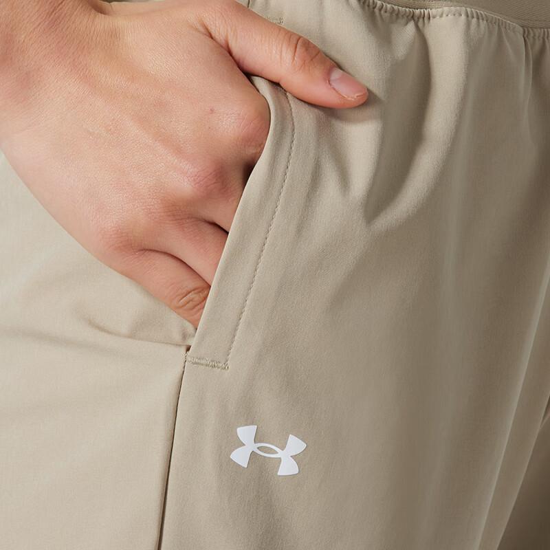 Under Armour Training Comfortable Breathable Loose Knit Sports Pants Women pants Brown 1382727-299
