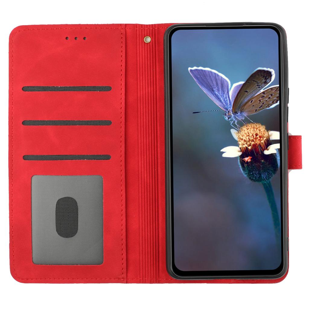 For Samsung Galaxy S24 Ultra Case Imprinted Stand Phone Shell PU Leather Wallet Cell Phone Cover