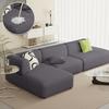 Waterproof Living Sofa Cover Solid Color Elastic Corner Couch Covers Designed For Living Room Home Decor 1 /2 /3 /4 -Seater L Shape Living Sofa