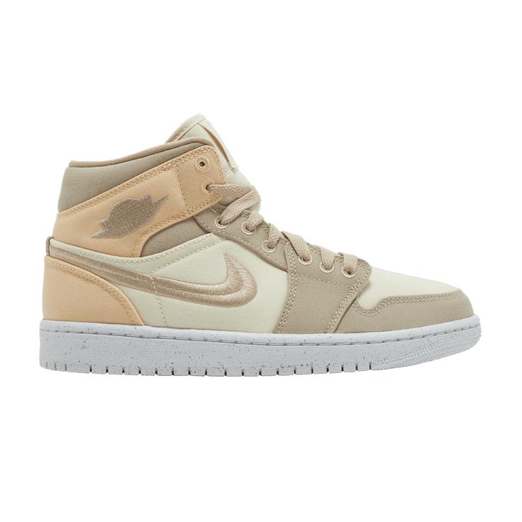 Jordan 1 Mid SE Canvas Khaki (Women s) 36