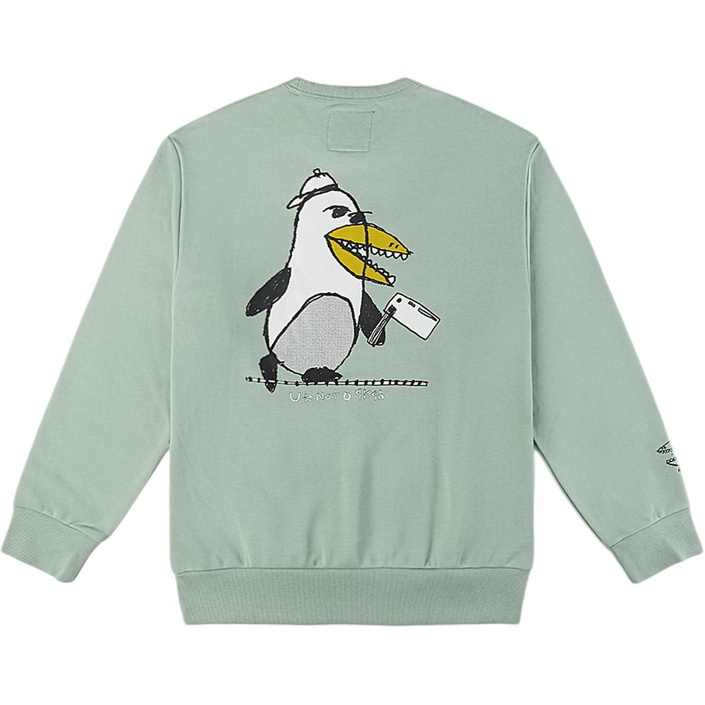 Vans X Asian Artists Alliance Riroo Collaboration Simple Round Neck Pullover Long Sleeve Sweatshirt Unisex sweatshirt VN000TRREMW