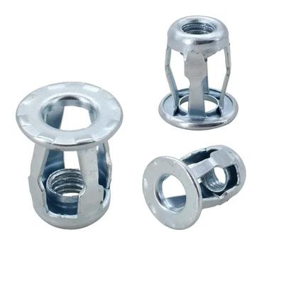 50Pcs Petal Shape Rivet Nut Screw Bolt Kit Expansion Metal Rivetnut Panel License Plate Clamp Lock Jack Nuts M4 M5 M6 M8