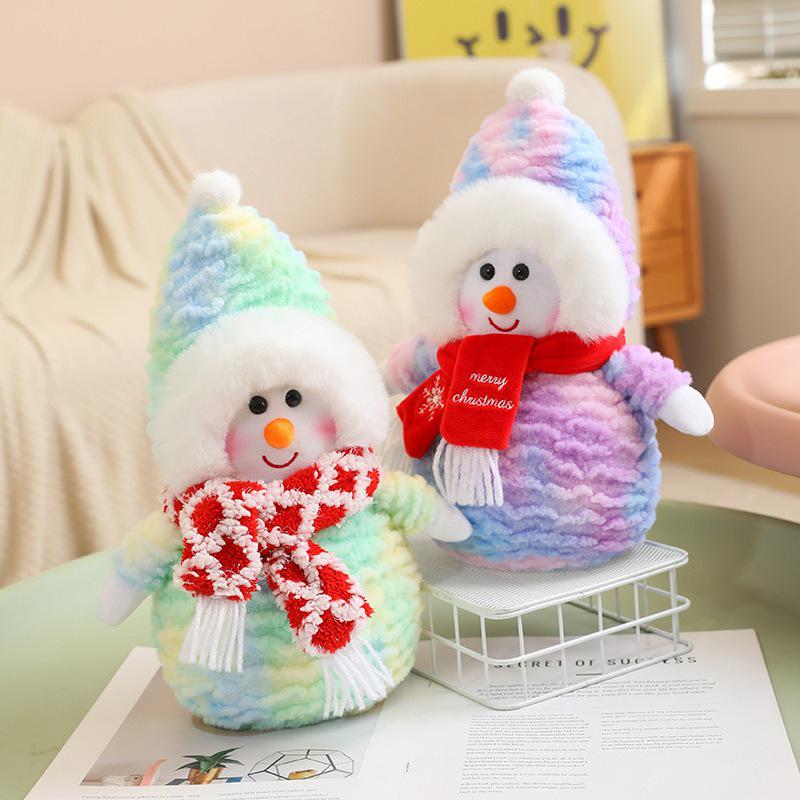Christmas Snowman Plush Doll Ornament