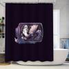 Ocean Mermaid Shower Curtain Fantasy Sea Mythology Bathroom Decor Waterproof Set Vintage Coastal Home Textile Art