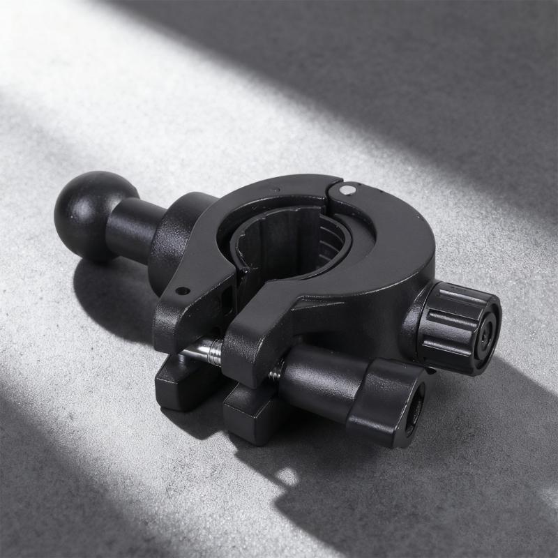 Easy Installation Universal Base for Mobile Device Holders with 17mm Ball Head 360 Rotating for 0.6''-1'' Round Tube