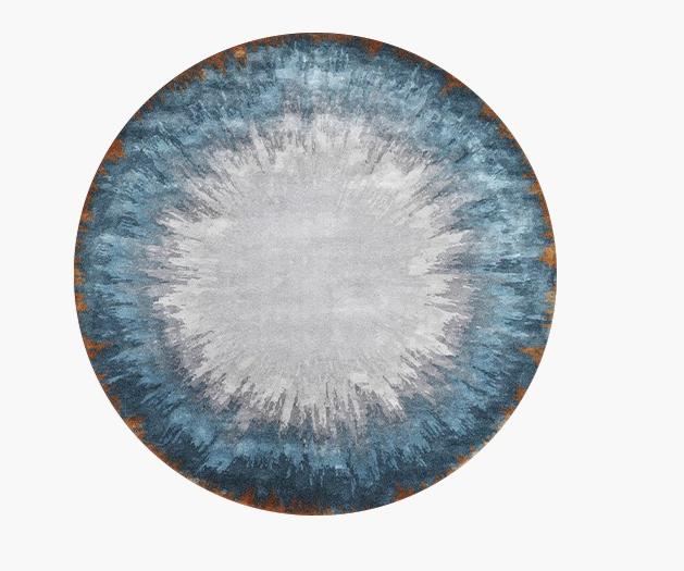 Light Luxury Bedroom Decor Round Fluffy Soft Study Washable Floor Mat Home Thick Plush Rug Modern Style Carpets for Living Room