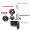 G5/8 W21.8 Aquarium Co2 Regulator System With Check Valve Bubble Counter Magnetic Solenoid Carbon Dioxide Meter