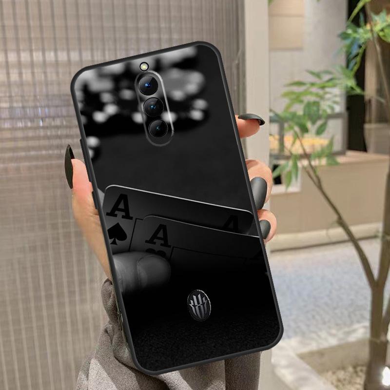 

Spades Poker Play Cards Ace Case For Nubia Red Magic 8 Pro Plus 6 7 6S 7S Pro 5G 5S 6R Cover For Redmagic 8S Pro Plus Red Magic 8S Pro