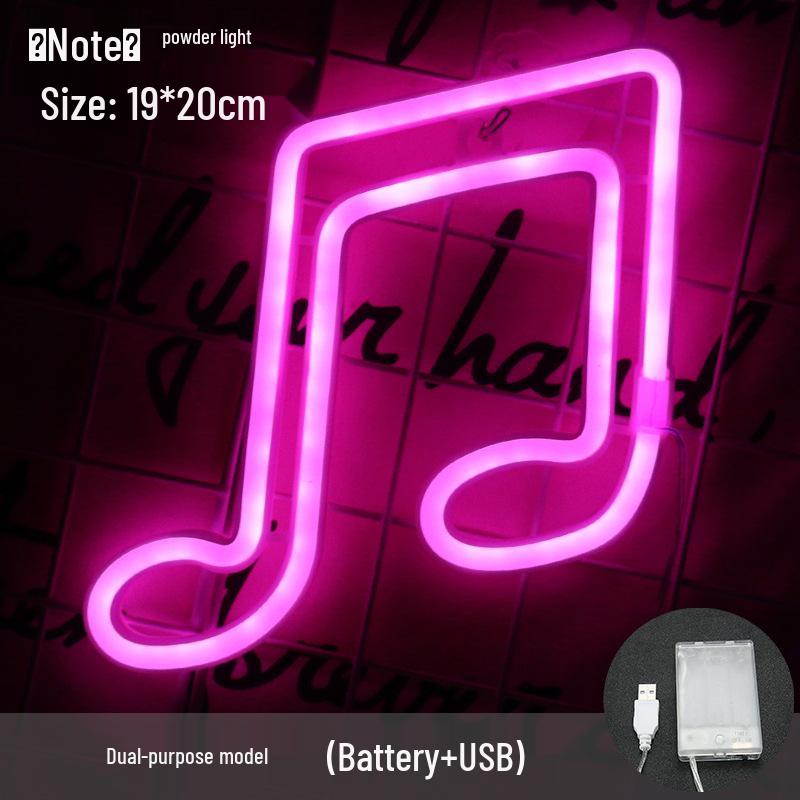 Trendy LED Neon Night Light Sign for Wall Décor