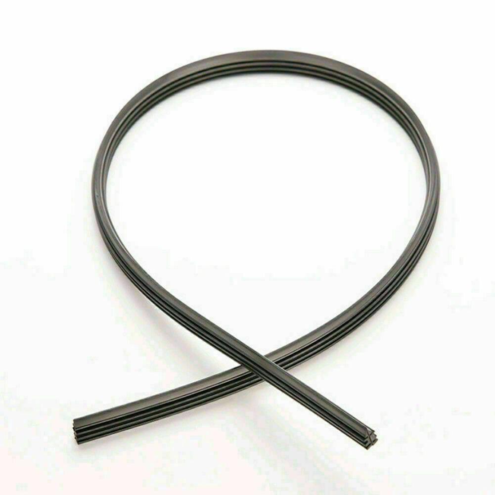 

2 Pcs 26\ \ Silicone Wiper Blade Frameless For Auto Windshield Black Car Accessories Wiper Blade Boneless Rubber Strip