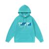 Mens Gradient Letter Tiger Head Embroidered Hoodie Jogger Set Streetwear Winter Outfit
