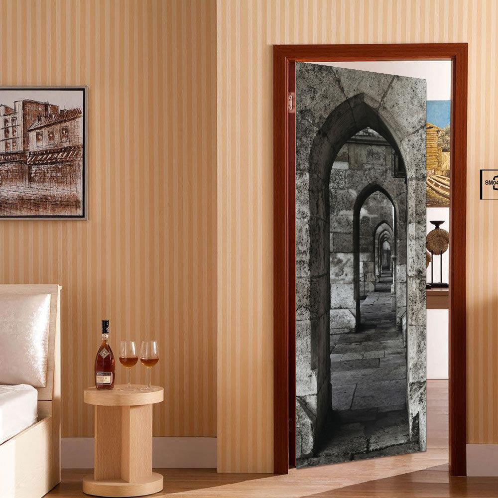 Umweltfreundlicher 3D-Türsticker Selbstklebend 10.000 Hohe Auflösung Kartengröße Muster Wasserdicht Und Ölfest Türsticker