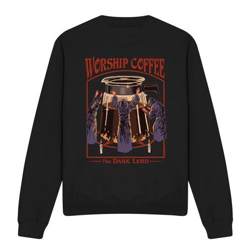 Steven Rhodes Unisex Adult Worship Coffee Sweatshirt