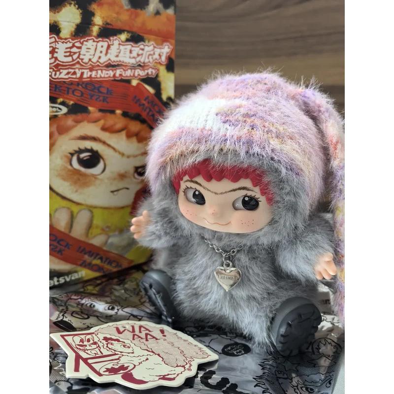 High-quality vinyl plush toys, fashionable blind boxes, WAKUKU, fun party series, handcrafted models, pendants and accessories