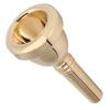 1 2in Horn Mouthpiece Durable Copper Musical Instrument Accessory for Tenor TromboneGold