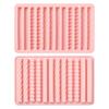 Silicone Chocolate Molds Strip Non-stick Fondant Mould Pretzel Stick Mold  Cupcake Decoration