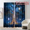 Flat Printing Curtains Without Rod Celestial Harmony Chic Curtain Cloth Yarn Holiday Ldeal Bedroom Set Of 2 Made Polyester Washable Sleeping Area