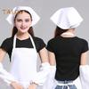 Triangle Head Scarf Women Hair Bandana Waiter Work Headscarf for Kitchen Restaurant Female Chef Cap for Bakers Baristas Cleaners