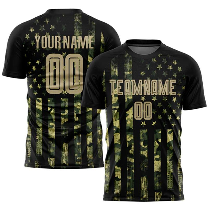 Men Football T-shirt Custom Team Name 3D Print Fashion Street Y2k