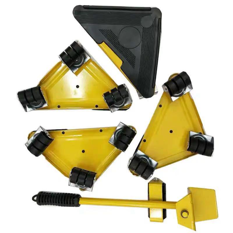 Heavy-Duty Furniture Moving Pulley System - Labor-Saving Tool for Bed and Object Relocation