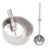 Youang Round Stainless Steel Pet Drinking Bowl
