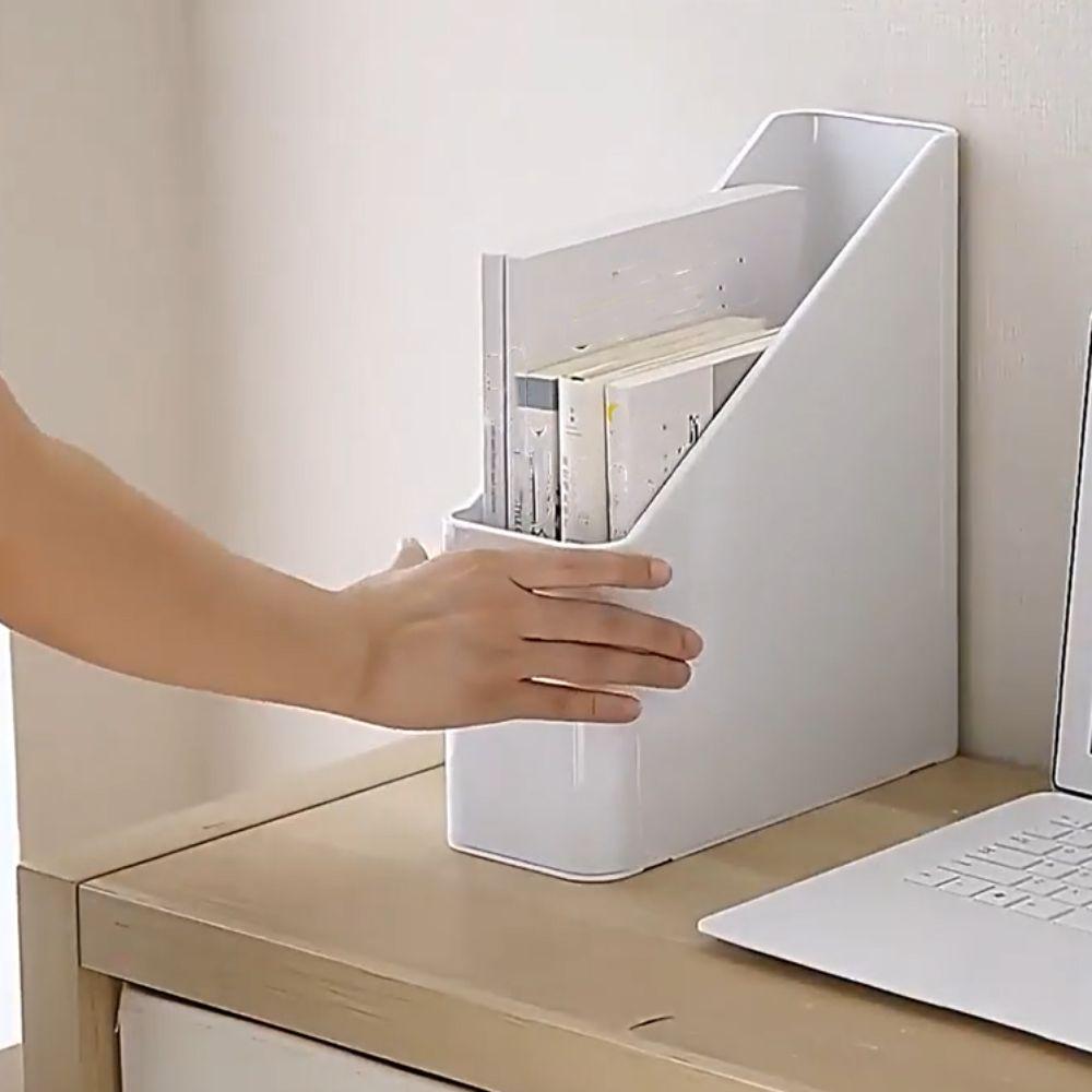 Large Capacity Bookends Thickened Book Shelf Durable Book Stand  Office