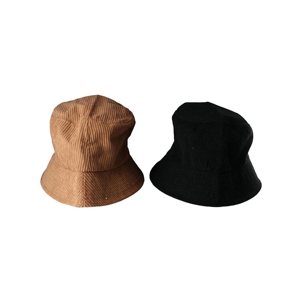 Japanese Retro Outdoor Soft Solid Color Unisex Women Hat Autumn Winter Corduroy Bucket Hat Sun Hats