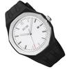 SKMEI Men's Watch, Simple Black Silicone, Sports Waterproof, Stylish Casual Analog Quartz Watch, Men's Watch with Date Display and Luminous Function,