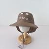 Windproof Rope Kids Shawl Sun Hat Breathable Baby Sun Protection Hat Capybara Fisherman Hat  Spring