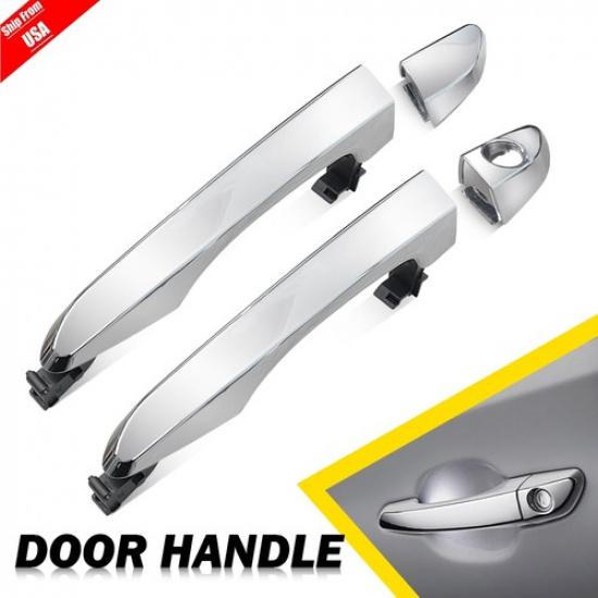 2PCS Exterior Door Handle For 2016-2021 Hyundai Tucson Front/Rear Driver LH Side