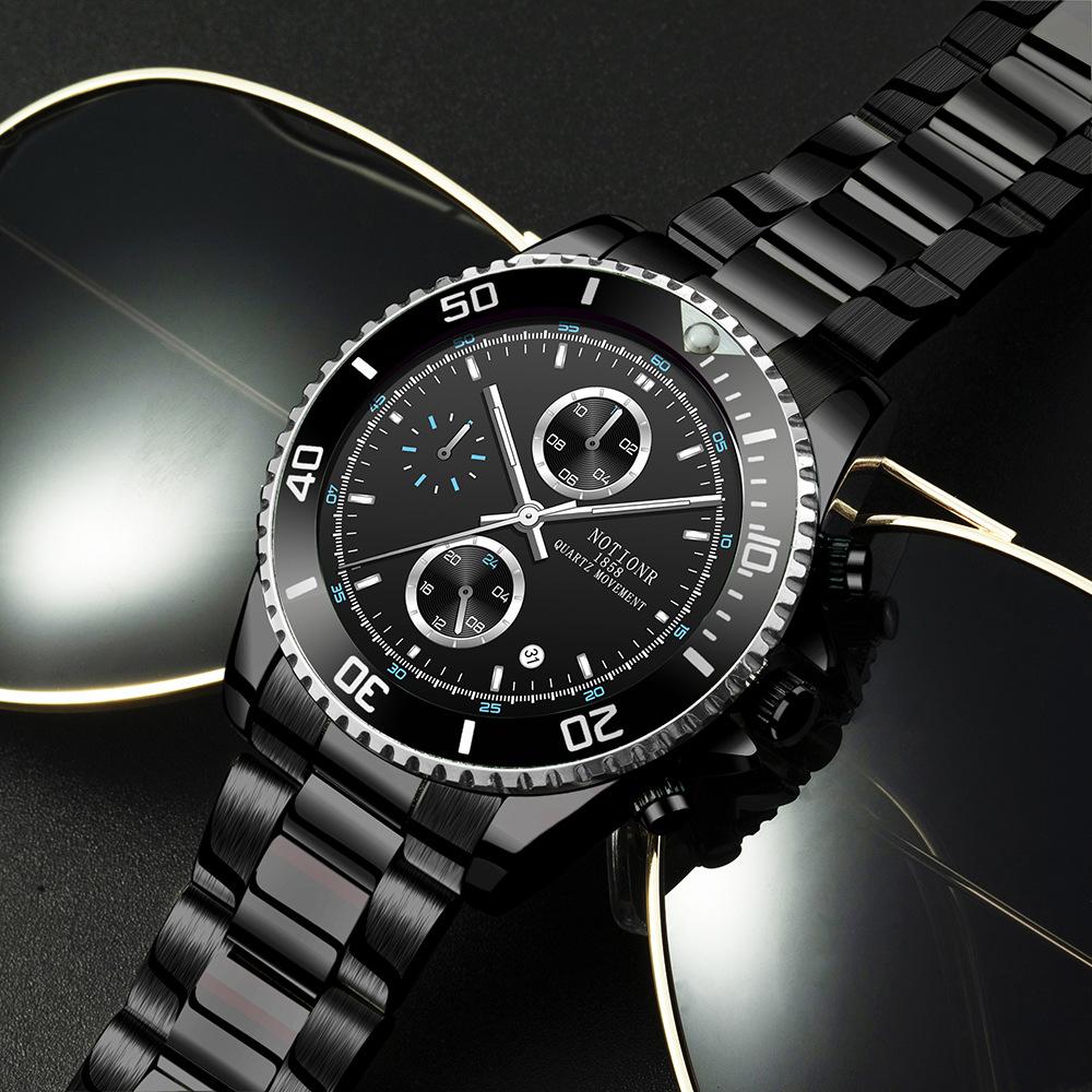 Fashion Business Men's Hands Military Men's Watch Multi-dial Men's Watch Quartz Watch Stainless steel watch