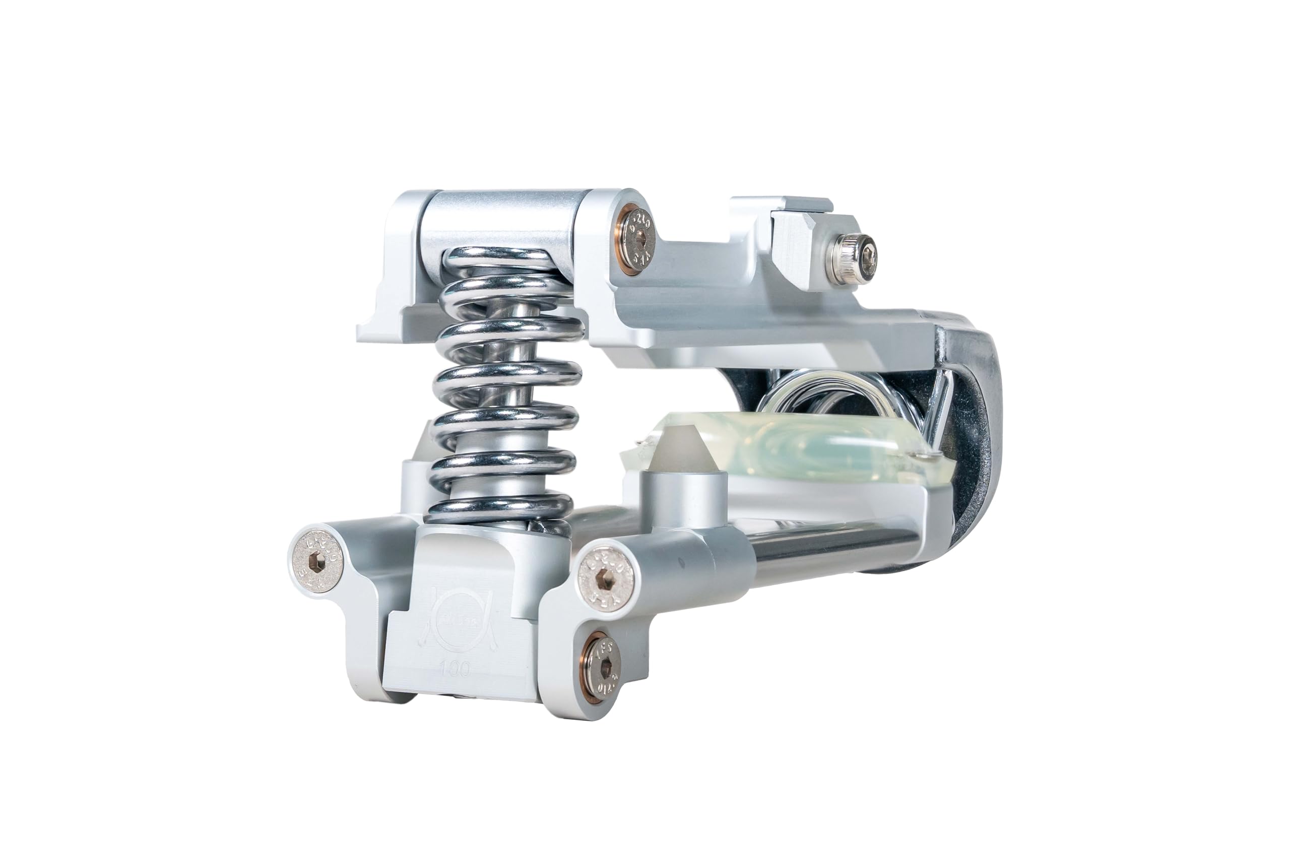 

Air Seat 25 Comfort Full Floating Saddle Suspension for Road and the Ultimate Solution to Saddle Seat, Bicycles, Bikes, E-Bikes, Soreness! (Silver,