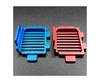 SHEAWA Motor Heatsink for Kyosho Mini-Z AWD - Heat Dissipation Parts, Accessories, Metal Cooling Components (Blue)