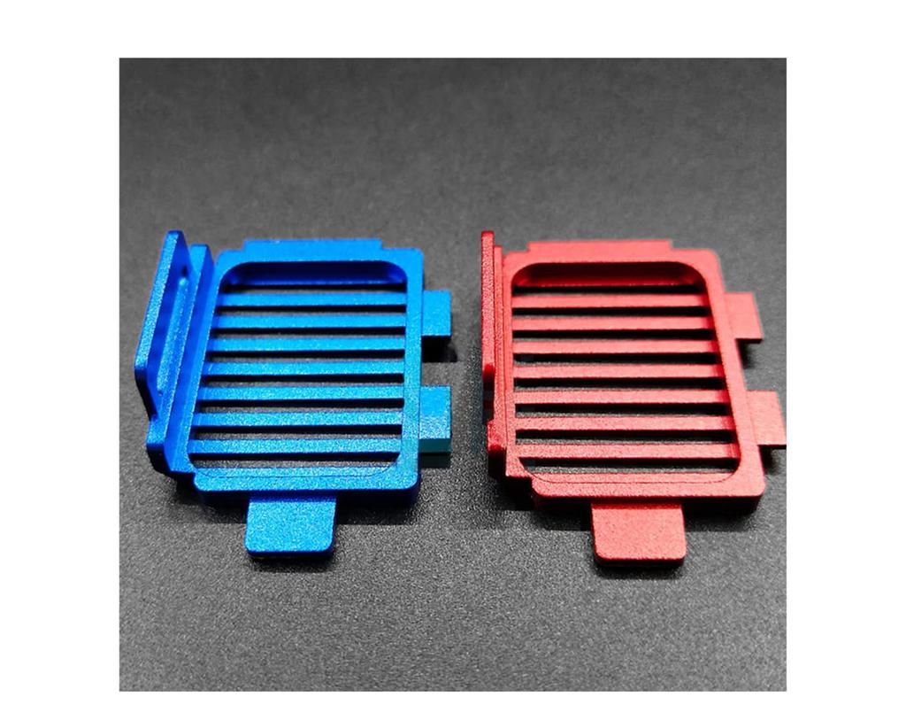 SHEAWA Motor Heatsink for Kyosho Mini-Z AWD - Heat Dissipation Parts, Accessories, Metal Cooling Components (Blue)